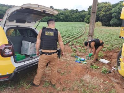 LS: Após comunicar falso roubo carreteiro é preso com quase 100kg de cocaína 