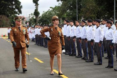 Maria Fernanda é a primeira mulher a comandar o Colégio da Polícia Militar do Paraná