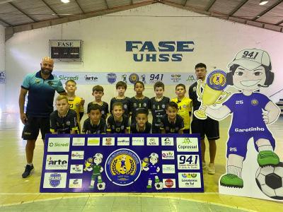 Copa Garotinho de Futsal define os primeiros classificados do Sub 7 e Sub 9