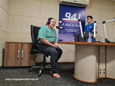 Etapa das visitas a Campo Aberto FM do Projeto Jovens Comunicadores foi concluída nesta segunda (29)