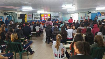 LS: Colégio Estadual Professor Gildo Aluísio Schuck encerra Projeto Tampinha Reciclada, Gratidão Compartilhada