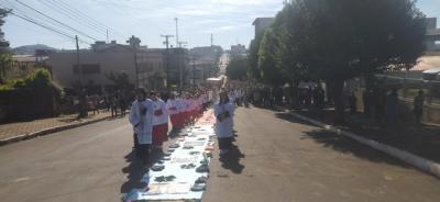 Celebração de Corpus Christi em Laranjeiras do Sul acontece na Praça José Nogueira do Amaral