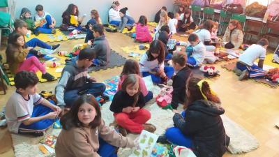 Projeto "Viajando na Imaginação" Envolve Alunos na Escola Municipal Dr. Leocádio José Correia