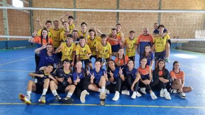 Futsal e Voleibol Masculino de Laranjeiras do Sul conquistam os Jogos da Juventude Fase Regional 
