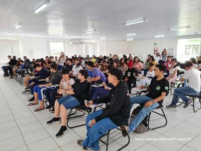 Secretaria de Assistência Social em parceria com a Acils, realizou palestra sobre o Combate ao Trabalho Infantil