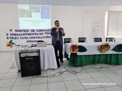 Secretaria de Assistência Social em parceria com a Acils, realizou palestra sobre o Combate ao Trabalho Infantil