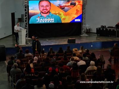 Jaison Mendes lança pré-candidatura a prefeito de Laranjeiras do Sul