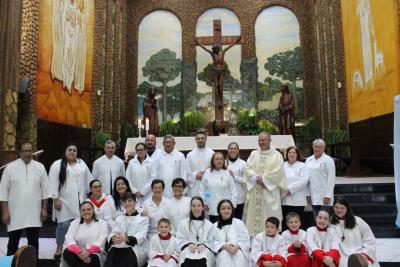 3º dia da Novena em Louvor a Padroeira Sant´Ana teve benção especial para viúvos e idosos