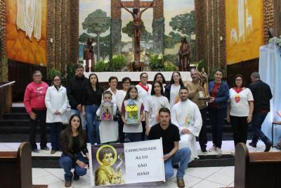 3º dia da Novena em Louvor a Padroeira Sant´Ana teve benção especial para viúvos e idosos