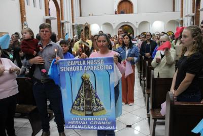 3º dia da Novena em Louvor a Padroeira Sant´Ana teve benção especial para viúvos e idosos