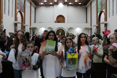 3º dia da Novena em Louvor a Padroeira Sant´Ana teve benção especial para viúvos e idosos