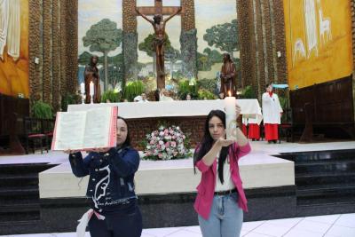 3º dia da Novena em Louvor a Padroeira Sant´Ana teve benção especial para viúvos e idosos