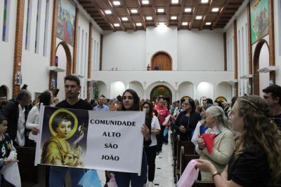 3º dia da Novena em Louvor a Padroeira Sant´Ana teve benção especial para viúvos e idosos