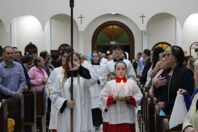 3º dia da Novena em Louvor a Padroeira Sant´Ana teve benção especial para viúvos e idosos