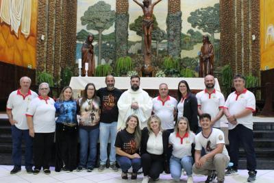 4º dia da Novena da Padroeira Sant´Ana foi presidida pelo Padre Adriano Toczeck