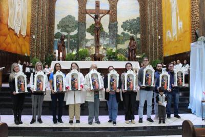 4º dia da Novena da Padroeira Sant´Ana foi presidida pelo Padre Adriano Toczeck