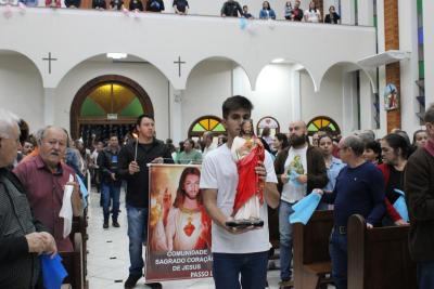 4º dia da Novena da Padroeira Sant´Ana foi presidida pelo Padre Adriano Toczeck