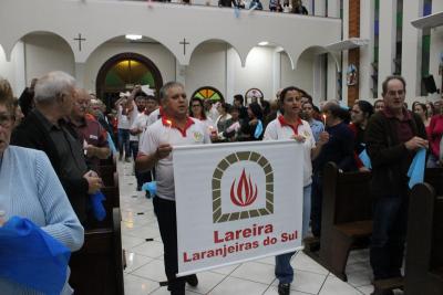 4º dia da Novena da Padroeira Sant´Ana foi presidida pelo Padre Adriano Toczeck