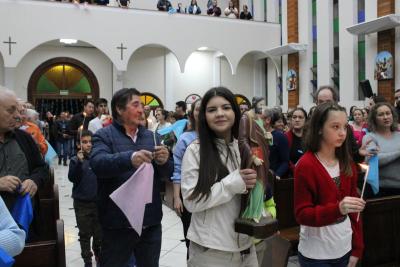 4º dia da Novena da Padroeira Sant´Ana foi presidida pelo Padre Adriano Toczeck