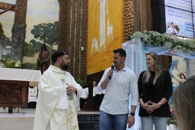 4º dia da Novena da Padroeira Sant´Ana foi presidida pelo Padre Adriano Toczeck