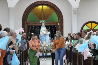 4º dia da Novena da Padroeira Sant´Ana foi presidida pelo Padre Adriano Toczeck