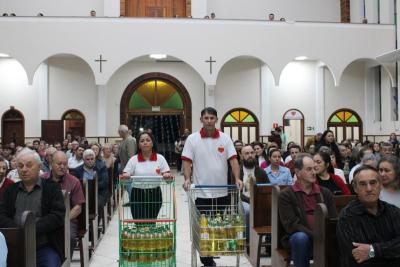 4º dia da Novena da Padroeira Sant´Ana foi presidida pelo Padre Adriano Toczeck