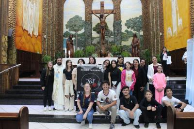 4º dia da Novena da Padroeira Sant´Ana foi presidida pelo Padre Adriano Toczeck