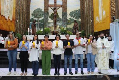 4º dia da Novena da Padroeira Sant´Ana foi presidida pelo Padre Adriano Toczeck