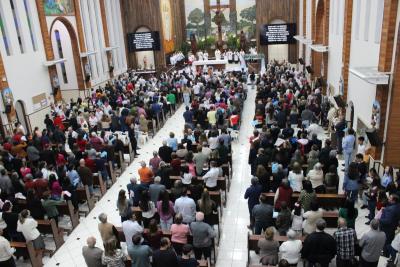 4º dia da Novena da Padroeira Sant´Ana foi presidida pelo Padre Adriano Toczeck