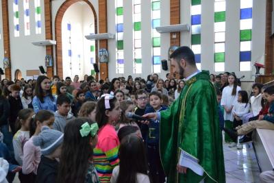 Chegada da Cavalgada com Santa Missa foi o ponto alto da programação deste domingo da Festa de Sant´Ana