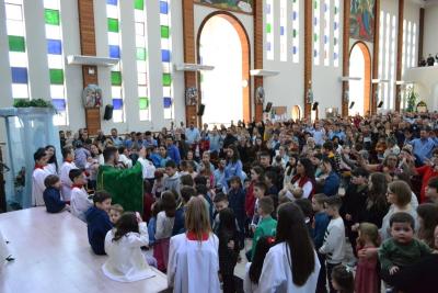 Chegada da Cavalgada com Santa Missa foi o ponto alto da programação deste domingo da Festa de Sant´Ana