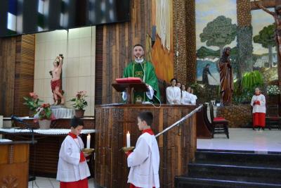 Chegada da Cavalgada com Santa Missa foi o ponto alto da programação deste domingo da Festa de Sant´Ana