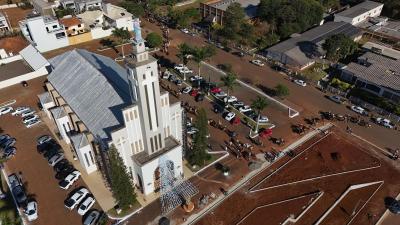 Chegada da Cavalgada com Santa Missa foi o ponto alto da programação deste domingo da Festa de Sant´Ana