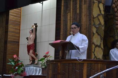 Novena da Padroeira Sant´Ana teve benção das famílias no 6º dia