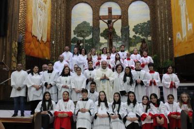 Novena da Padroeira Sant´Ana teve benção das famílias no 6º dia