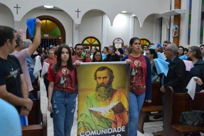 Novena da Padroeira Sant´Ana teve benção das famílias no 6º dia