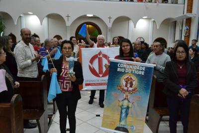 Novena da Padroeira teve a participação do Setor Rio do Tigre no 8º dia