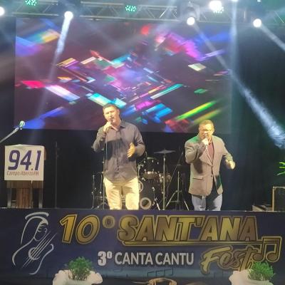 Grandes intérpretes na segunda noite do 10º Sant’Ana Fest