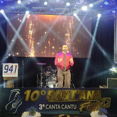 Grandes intérpretes na segunda noite do 10º Sant’Ana Fest