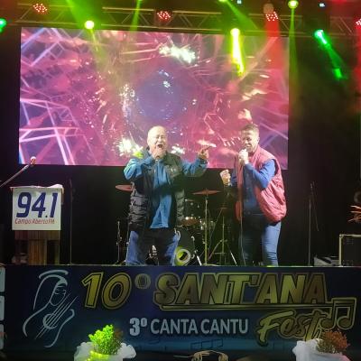 Grandes intérpretes na segunda noite do 10º Sant’Ana Fest