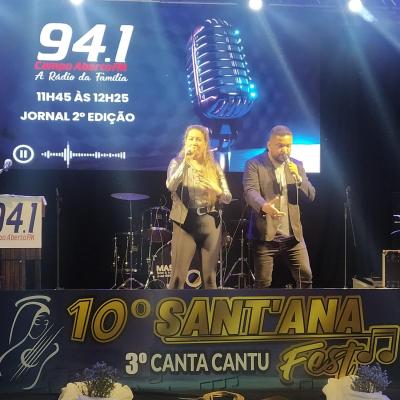 Grandes intérpretes na segunda noite do 10º Sant’Ana Fest