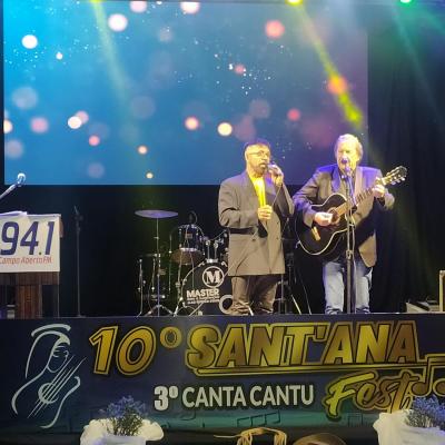 Grandes intérpretes na segunda noite do 10º Sant’Ana Fest