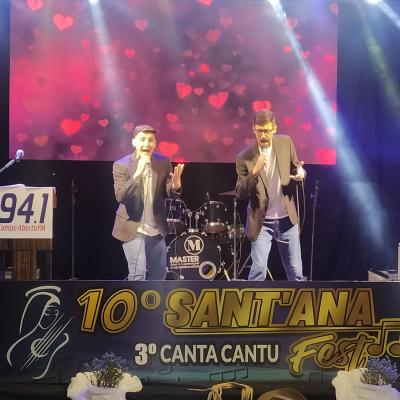 Grandes intérpretes na segunda noite do 10º Sant’Ana Fest