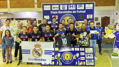 Real Quedas conquista o titulo da Copa Garotinho de Futsal 2024