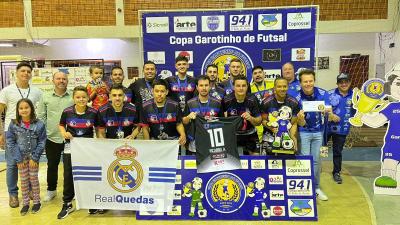 Real Quedas conquista o titulo da Copa Garotinho de Futsal 2024