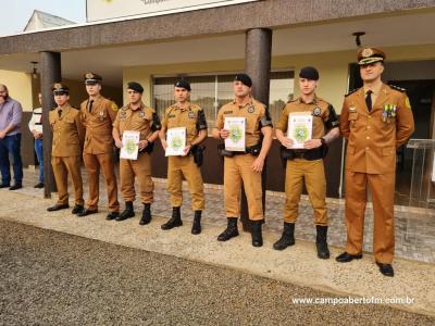 10ª CIA Independente da Polícia Militar realiza cerimônia em comemoração aos 170 da Policia Militar do Paraná.