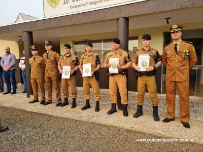 10ª CIA Independente da Polícia Militar realiza cerimônia em comemoração aos 170 da Policia Militar do Paraná.