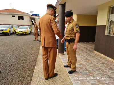 10ª CIA Independente da Polícia Militar realiza cerimônia em comemoração aos 170 da Policia Militar do Paraná.