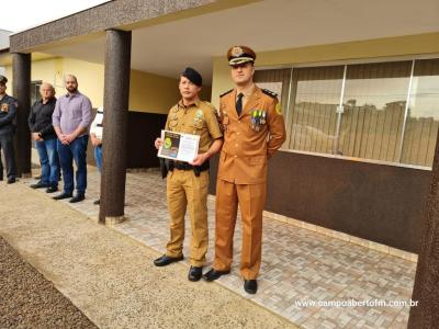 10ª CIA Independente da Polícia Militar realiza cerimônia em comemoração aos 170 da Policia Militar do Paraná.