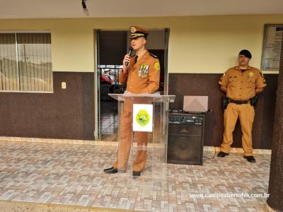 10ª CIA Independente da Polícia Militar realiza cerimônia em comemoração aos 170 da Policia Militar do Paraná.